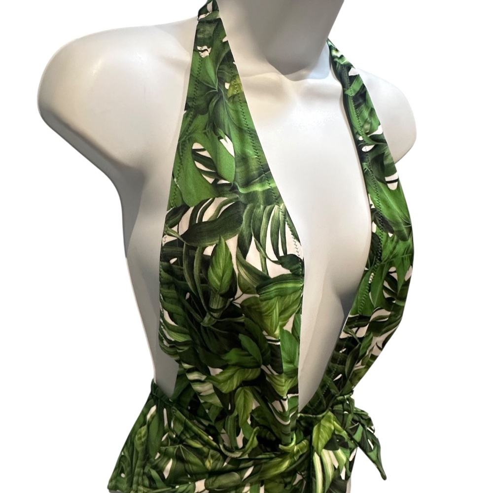 Milly Wrap One Piece Swimsuit Size Medium New with Tags Flawed - Picture 4 of 13